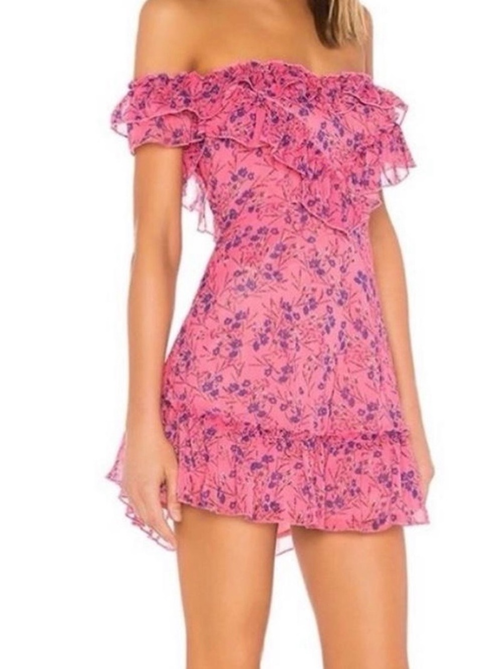MAJORELLE Pink Grace Mini Dress